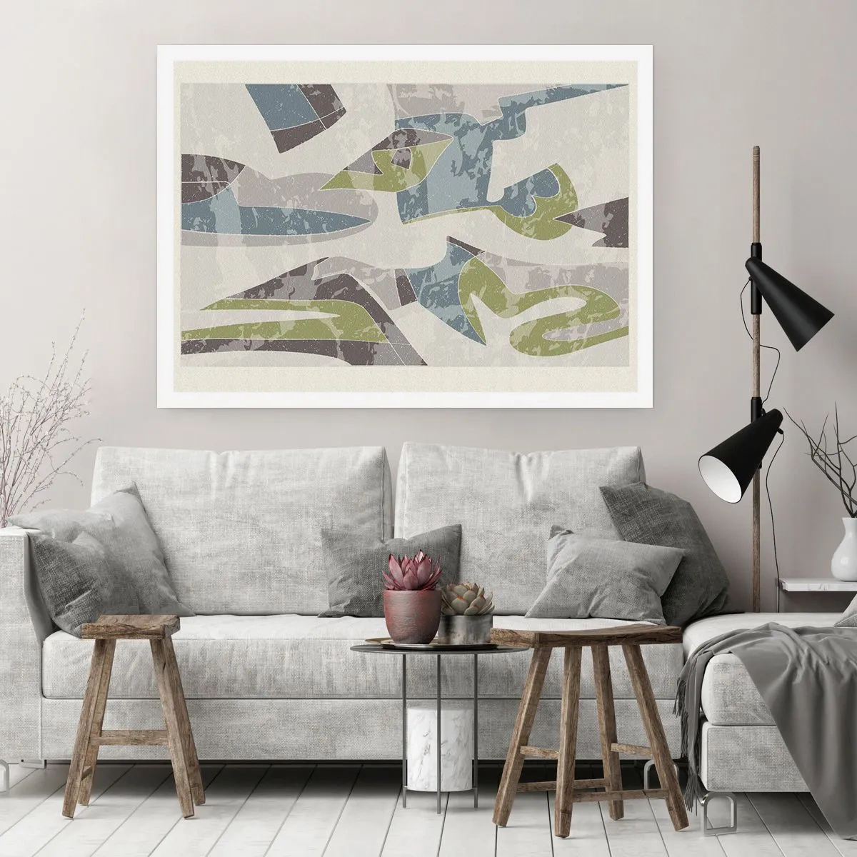 Poszter - Kompozíció üveg mögött - 40x30 cm