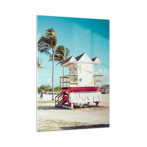 Üveg kép - Gyönyörű nap vár rád - 50x70 cm