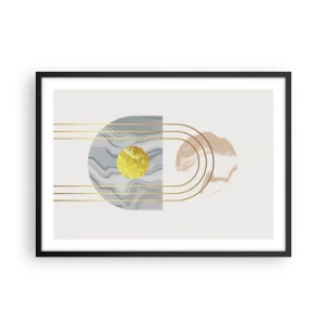 Poszter fehér keretben - Fényerő és ragyogás - 70x50 cm