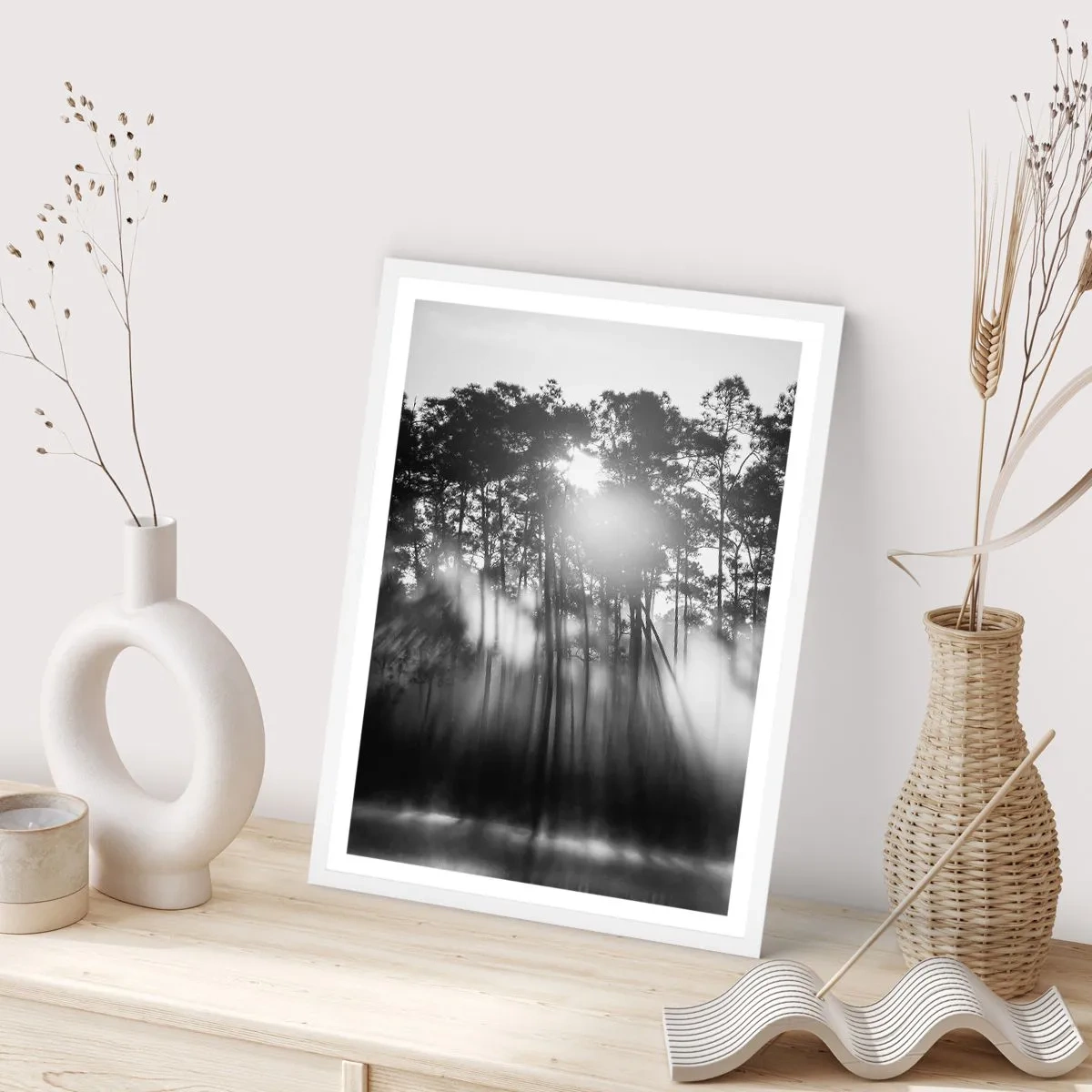 Poszter fekete keretben - Megállíthatatlan nap - 70x100 cm