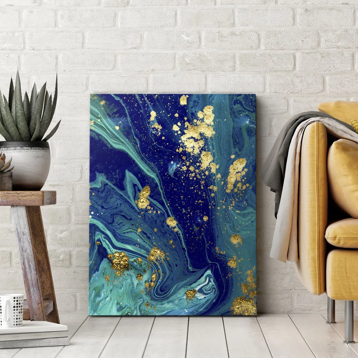 Vászonkép - Nap pelyhek  - 55x100 cm