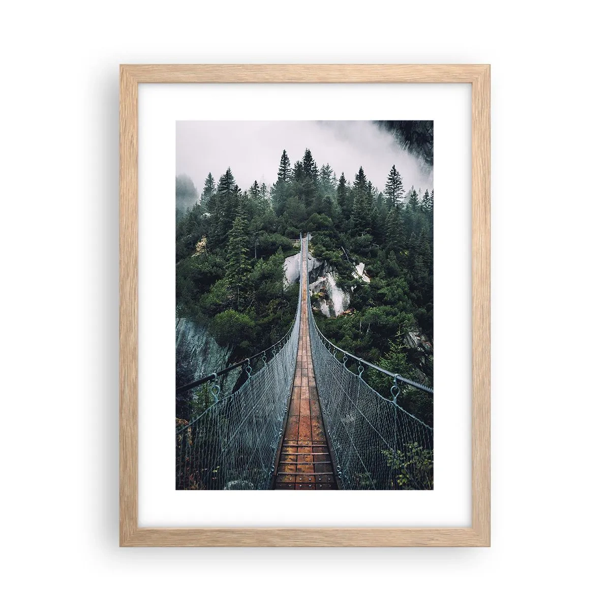 Poszter világos tölgy keretben - Csak a legjobbaknak - 30x40 cm