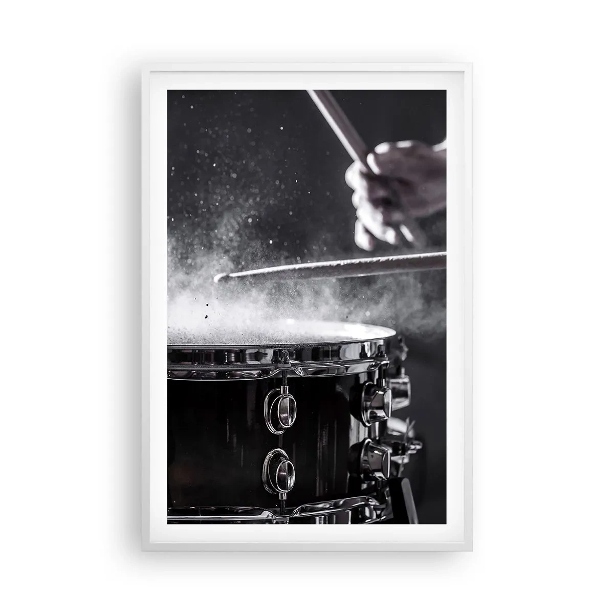 Poszter fekete keretben - A zene pulzusa - 61x91 cm