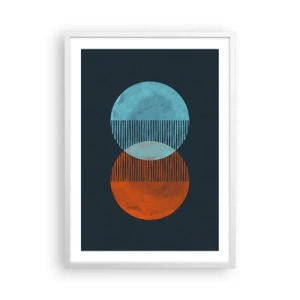 Poszter fekete keretben - Csillagászati fantázia - 50x70 cm