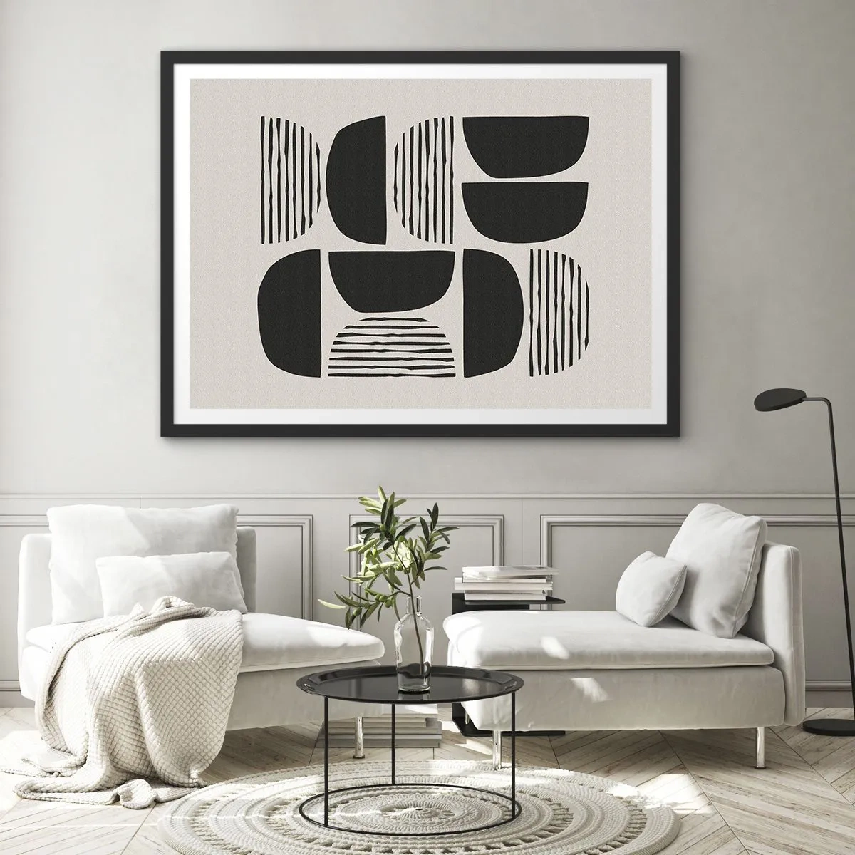 Poszter fehér keretben - Félszívű megállapodások - 70x50 cm