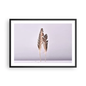 Poszter fehér keretben - A semmi ellen - 70x50 cm