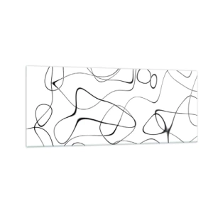 Üveg kép - Életutak, sorsok - 100x40 cm