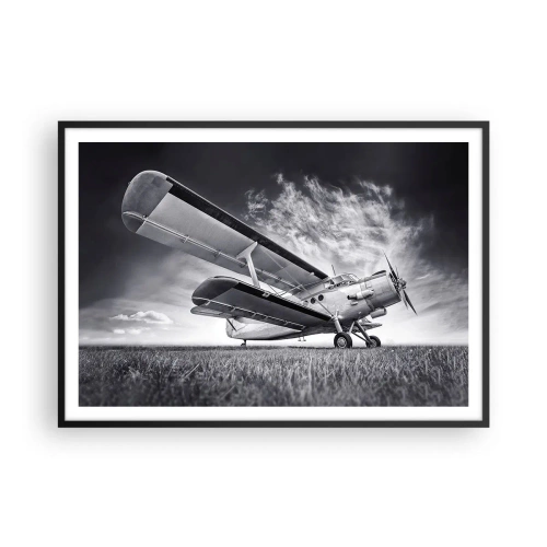 Poszter fehér keretben - A szárnyas vándor - 100x70 cm