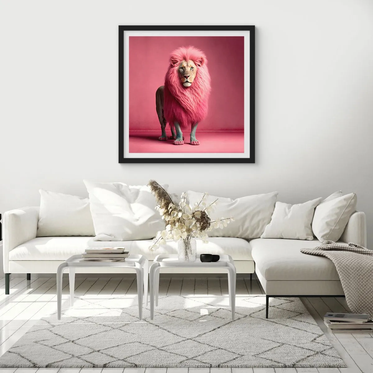 Poszter fehér keretben - És már nem félsz - 30x30 cm