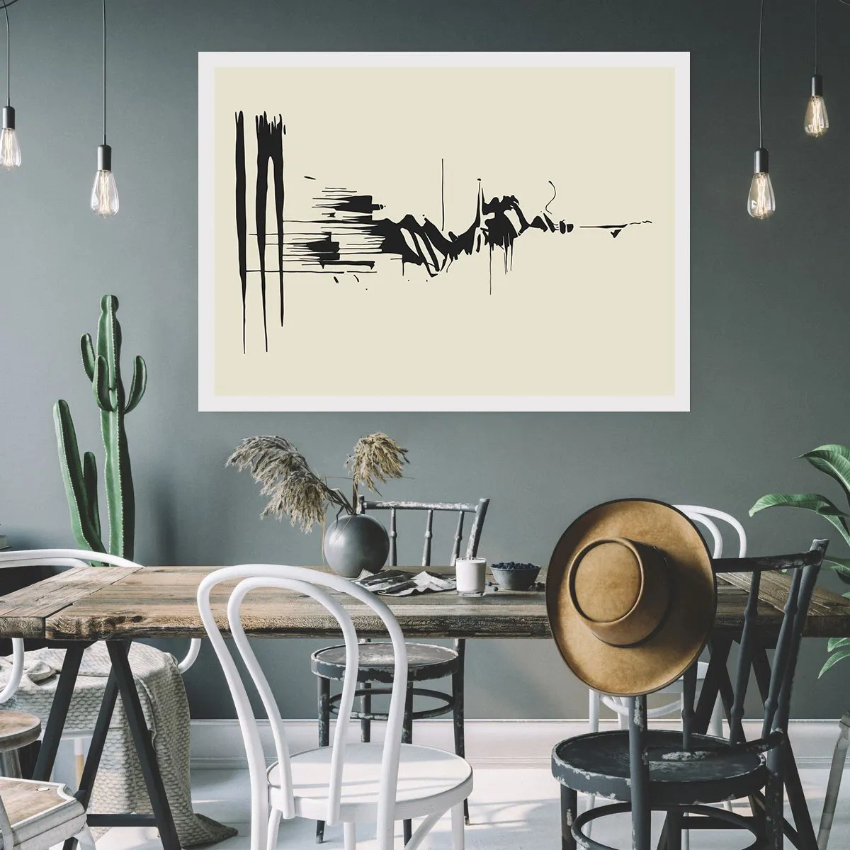 Poszter - Sietős absztrakció - 91x61 cm