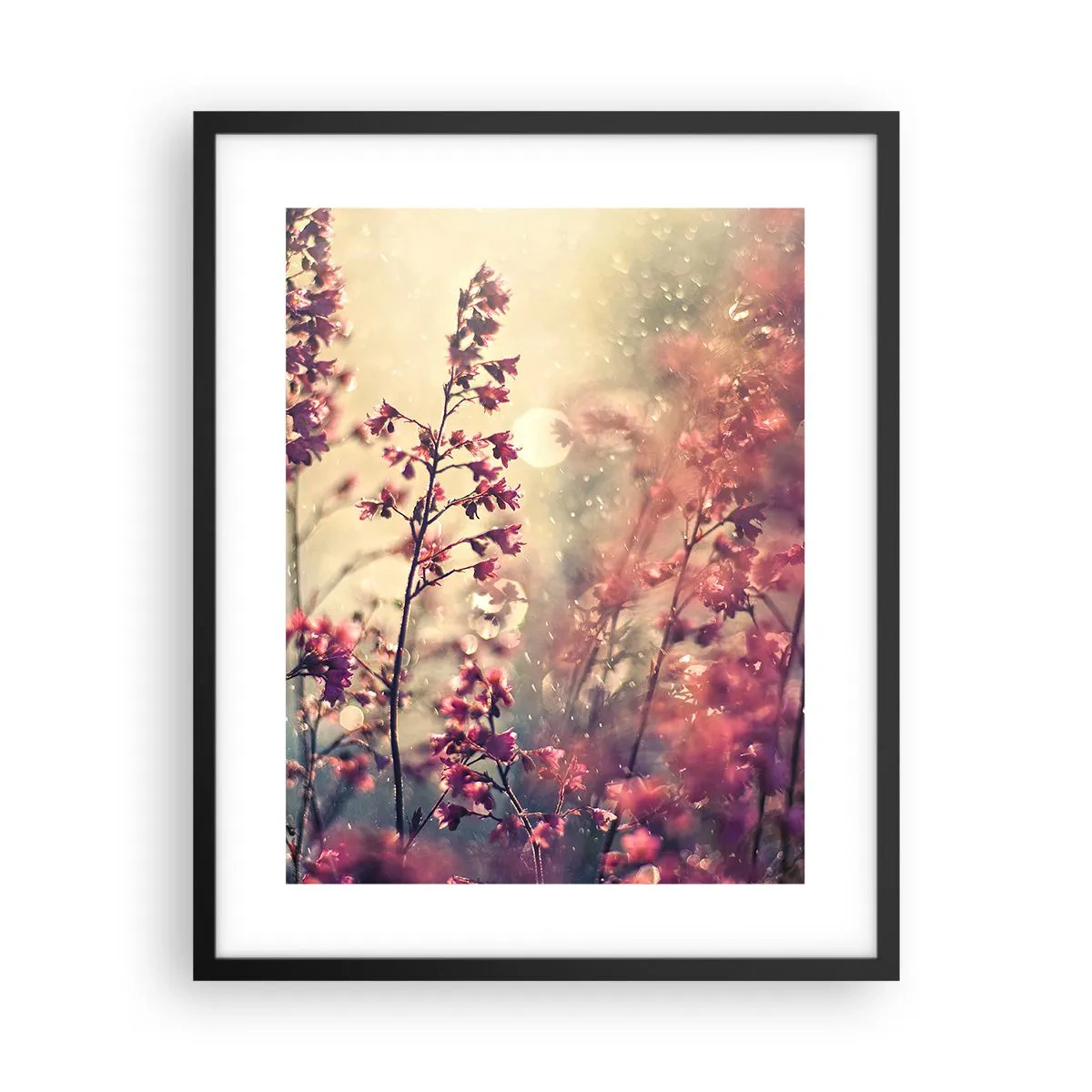 Poszter fehér keretben - Titkos kert - 40x50 cm