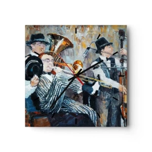 Falióra, Óra - Az egész jazz - 30x30 cm