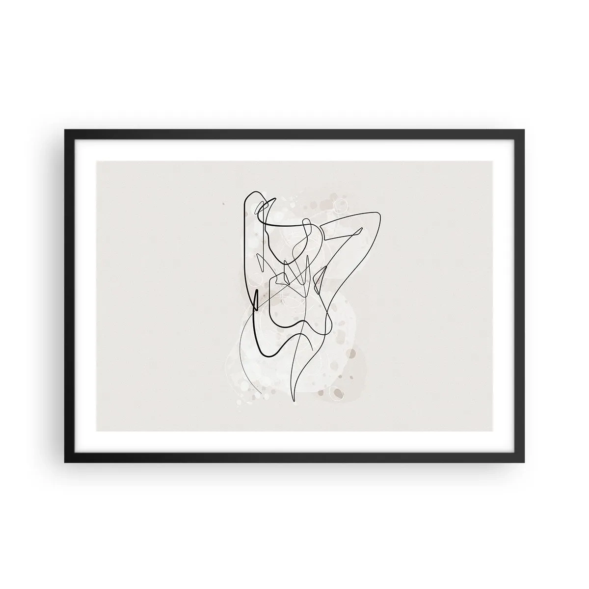 Poszter fehér keretben - A csábítás művészete - 70x50 cm