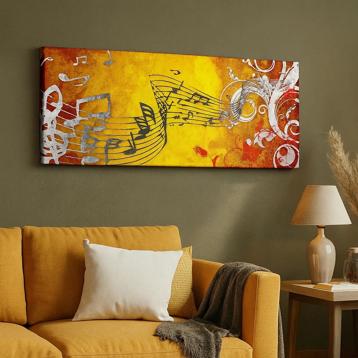 Vászonkép - Áradjon a zene - 30x30 cm