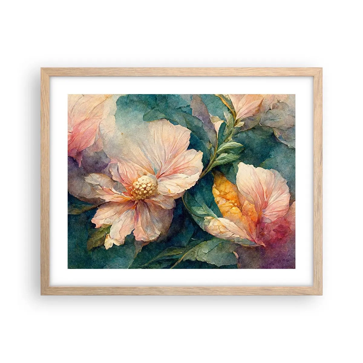 Poszter világos tölgy keretben - A nagyon finomság - 50x40 cm