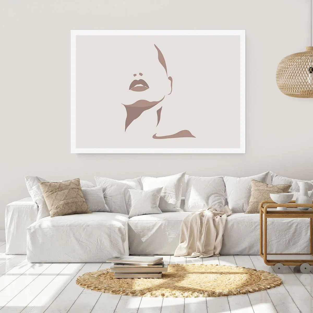 Poszter -  Fényből és árnyékból létrehozott - 70x50 cm