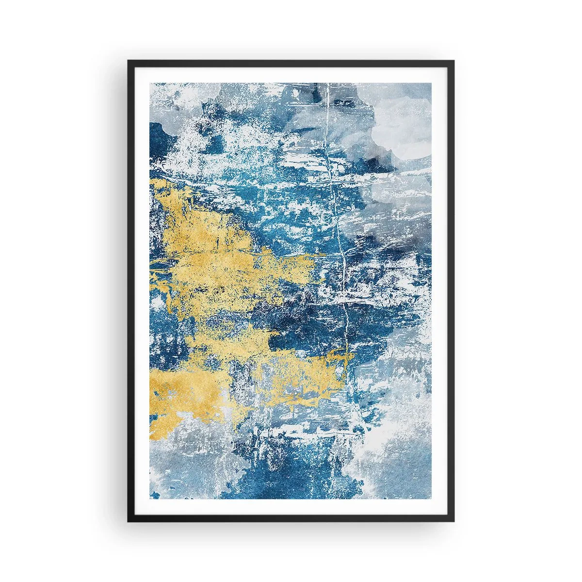 Poszter fehér keretben - Derűs absztrakció - 70x100 cm