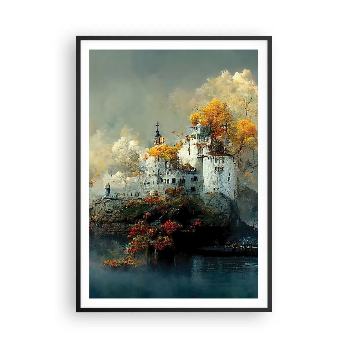 Poszter fehér keretben - Egy romantikus történet kezdete - 70x100 cm