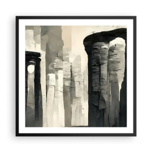 Poszter fehér keretben - A régiség fensége - 60x60 cm
