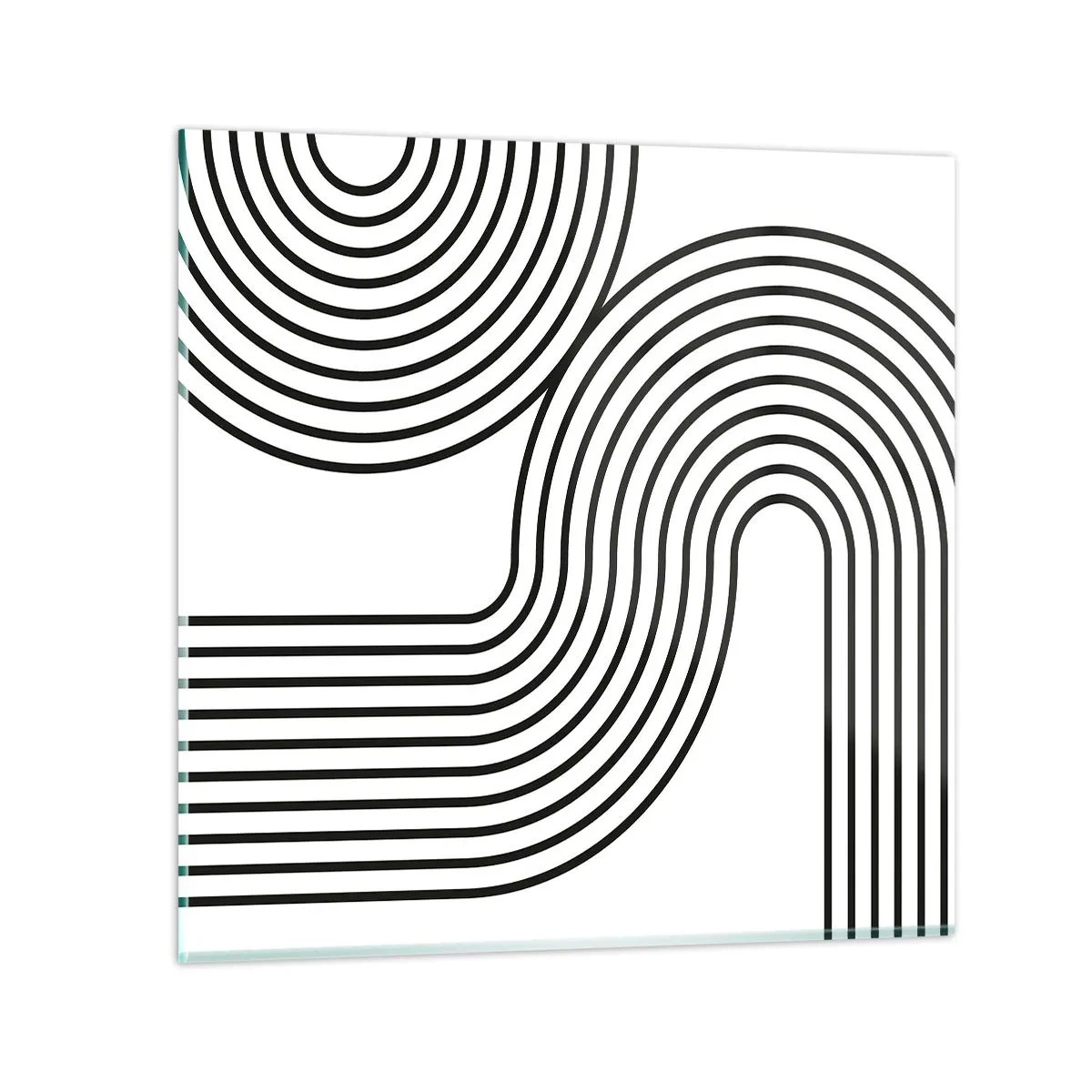 Üveg kép - Egy ívben - 40x40 cm