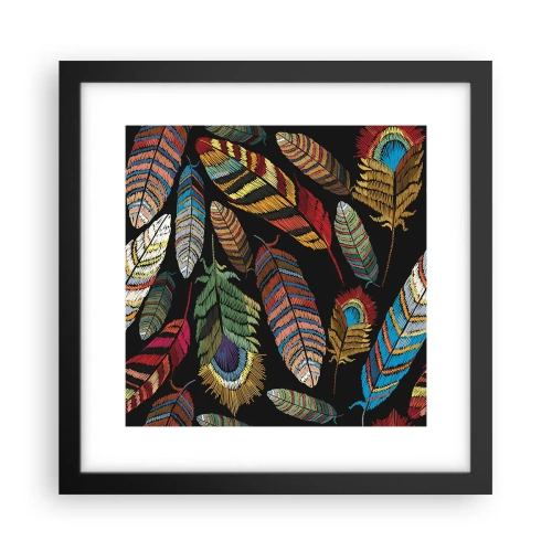 Poszter fehér keretben - A madárkarnevál - 30x30 cm