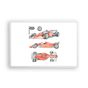 Poszter fekete keretben - Egy álom elérése - 91x61 cm