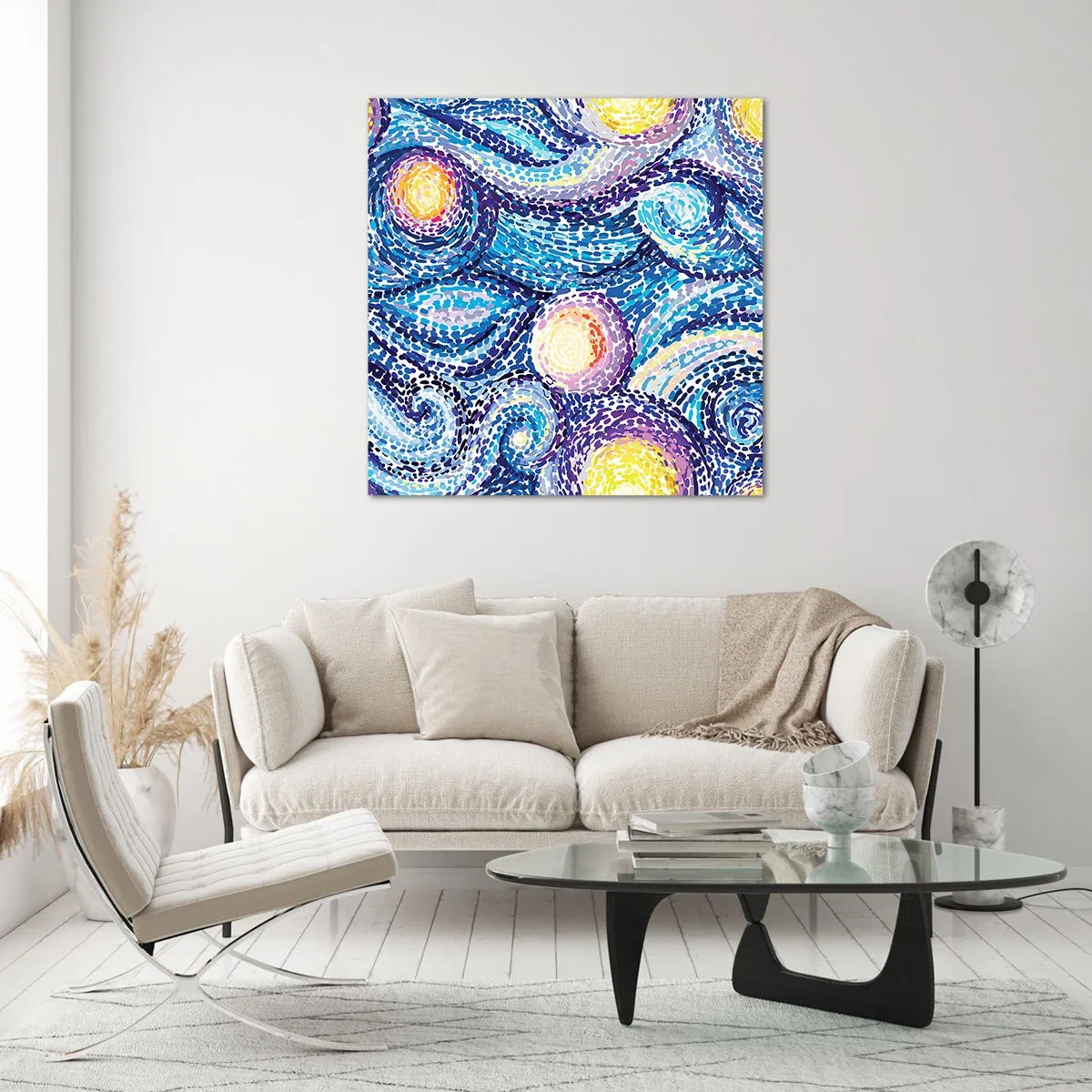 Üveg kép - Van Gogh képéből - 30x30 cm