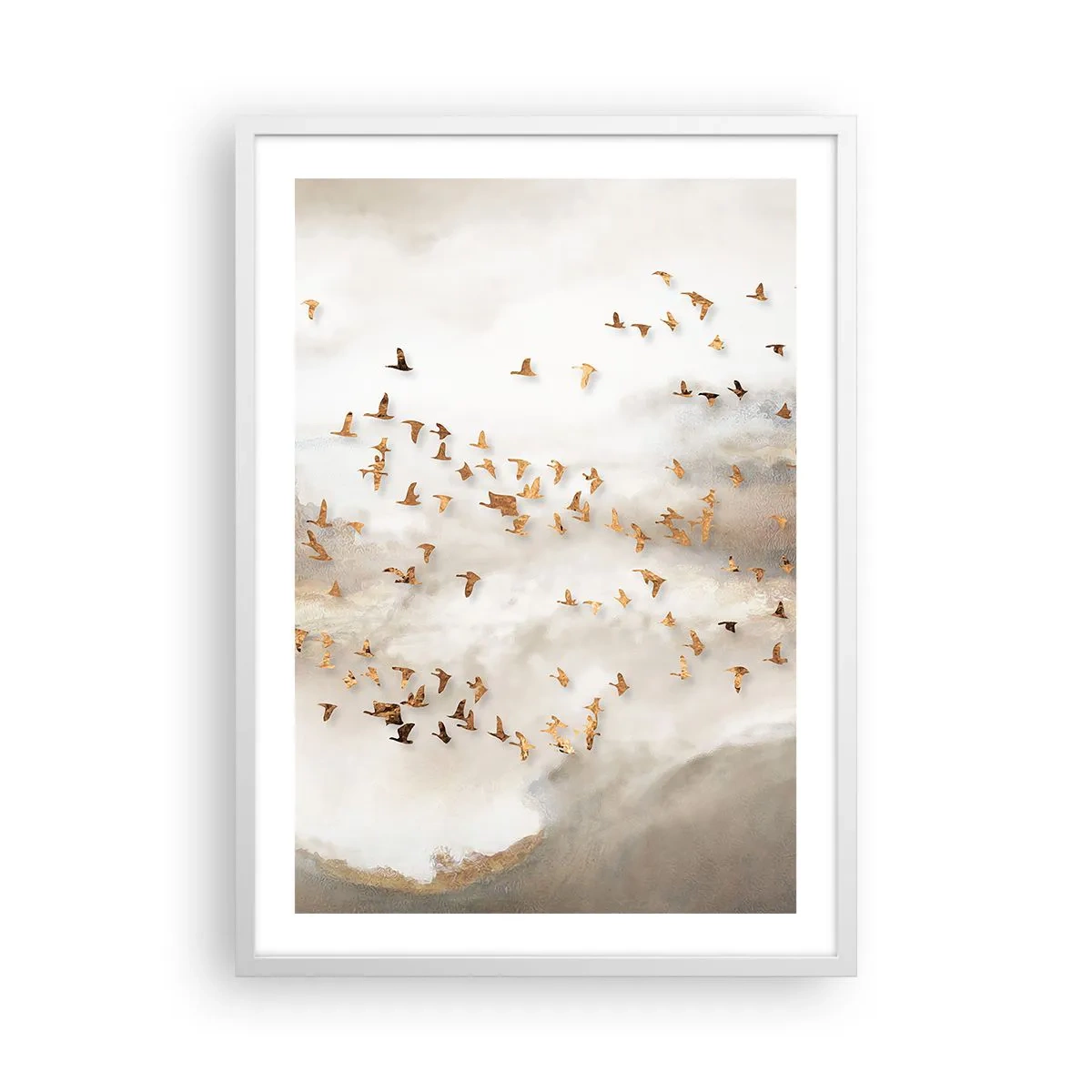 Poszter fekete keretben - Itt az idő... - 50x70 cm