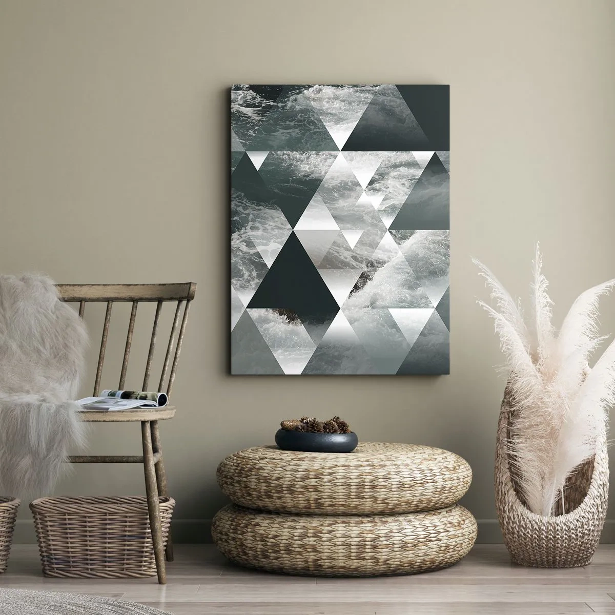 Vászonkép - Kristály perspektíva - 50x70 cm