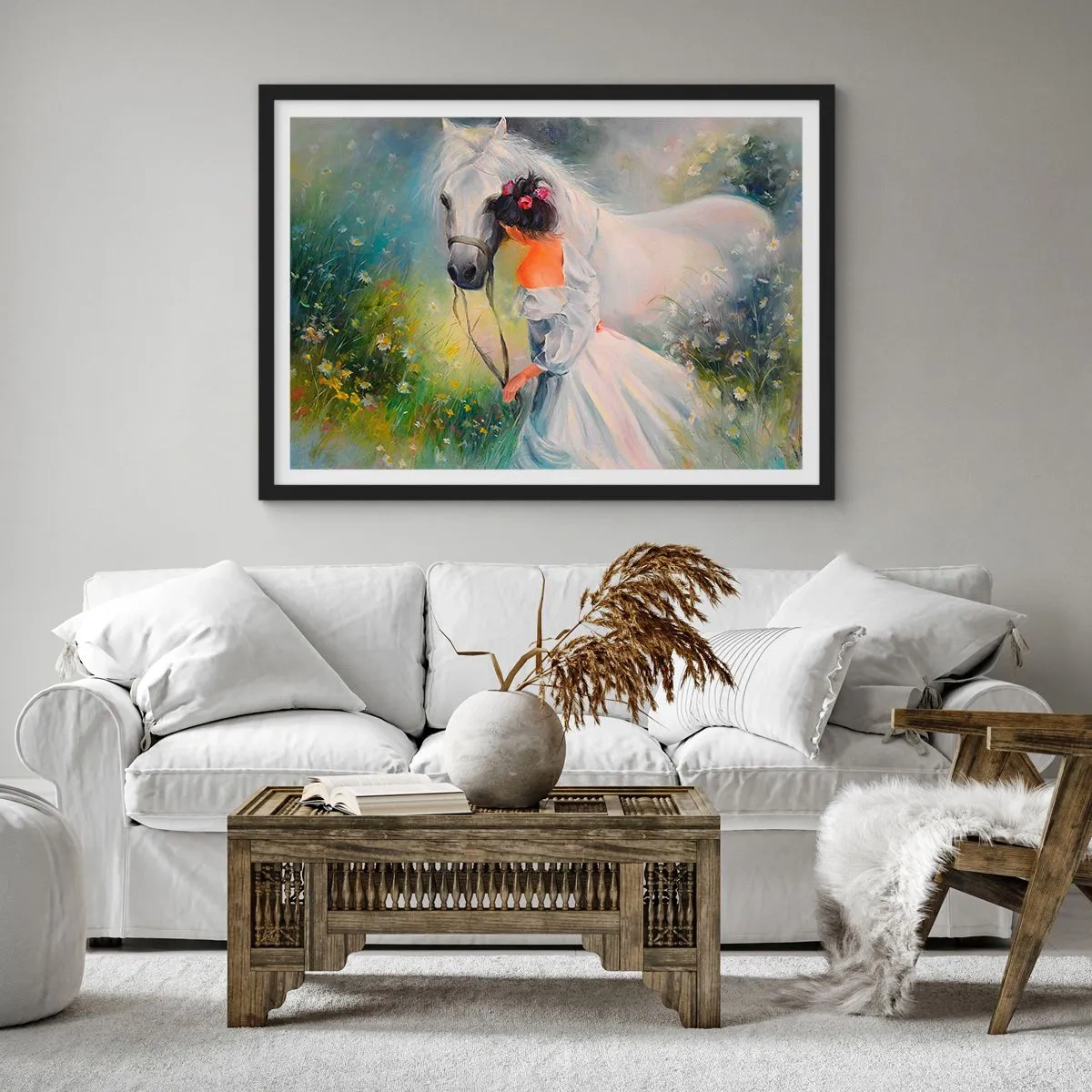 Poszter fehér keretben - Mint egy szép álomból - 70x50 cm