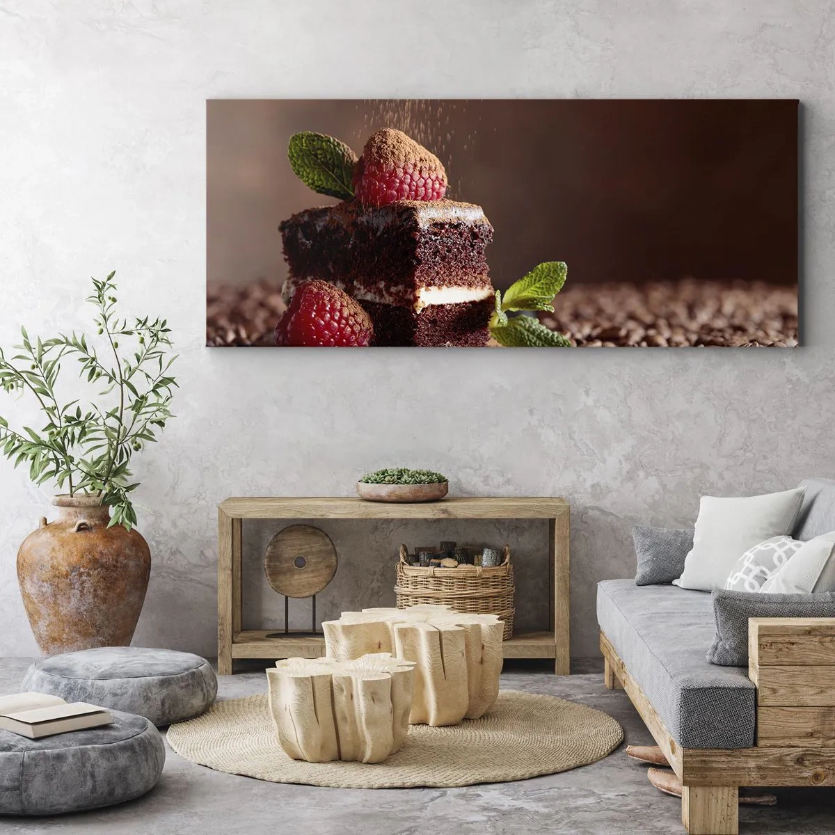 Vászonkép - Az élet édes - 100x40 cm