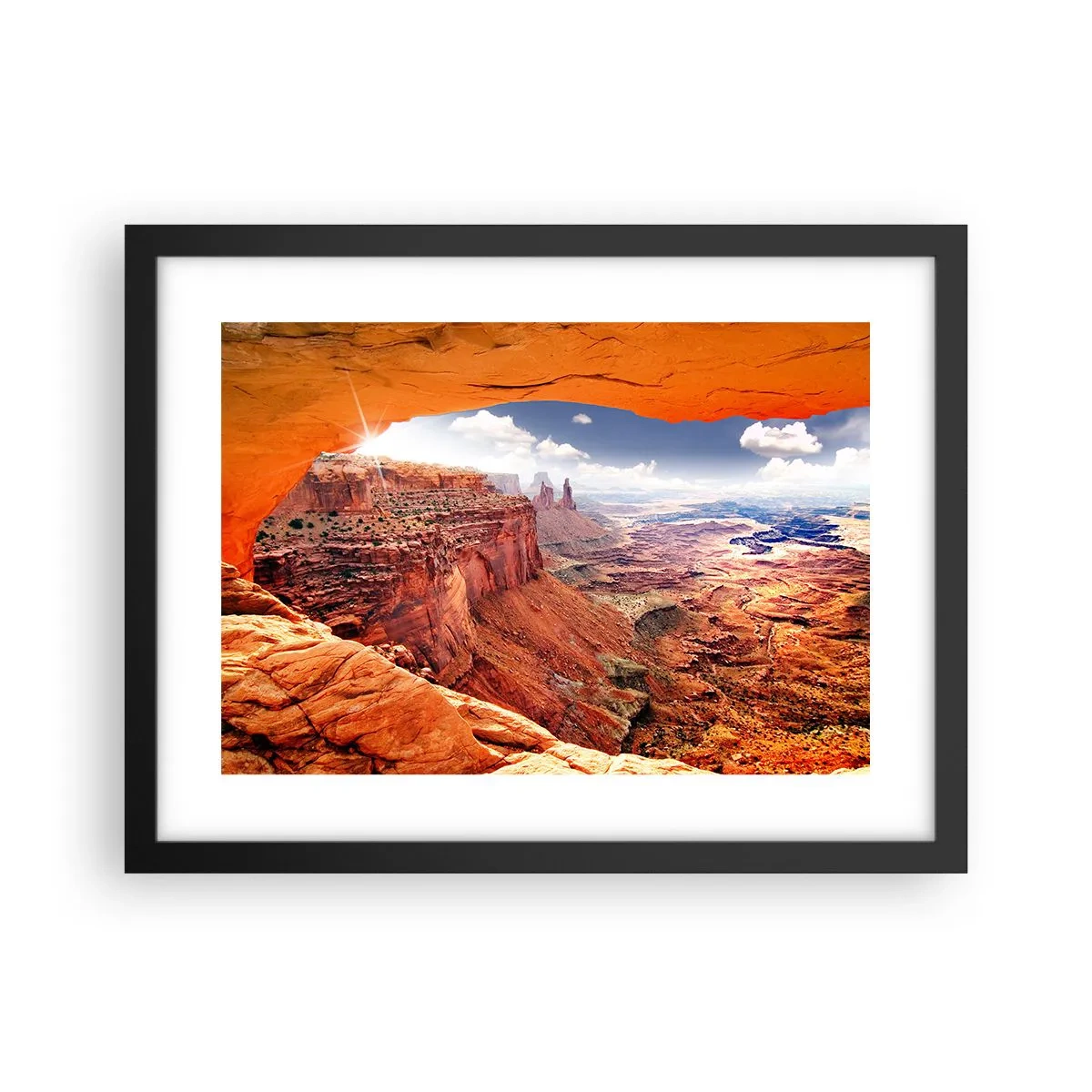 Poszter fehér keretben - Maga a természet faragta - 40x30 cm