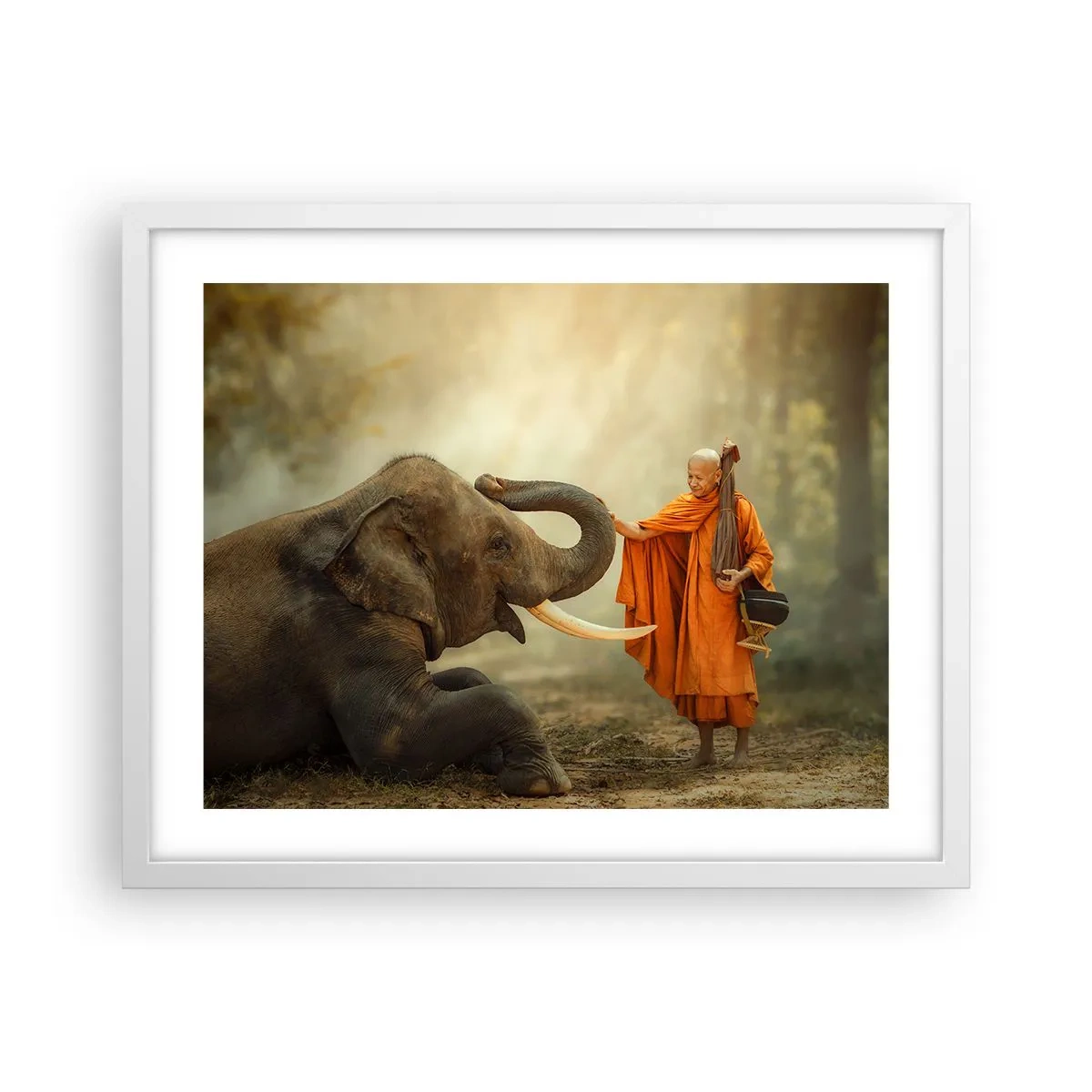 Poszter fekete keretben - Találkozás az utazáskor - 50x40 cm