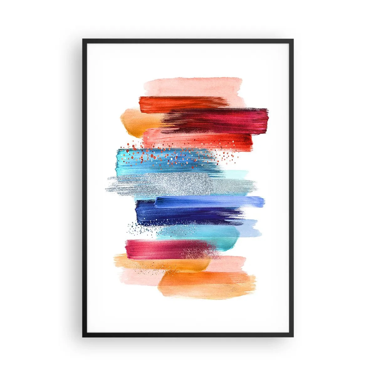 Poszter fehér keretben - Fel és le - 70x100 cm