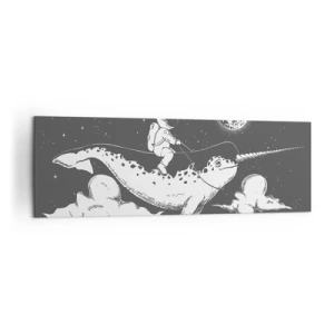 Vászonkép - Űrlovas - 160x50 cm