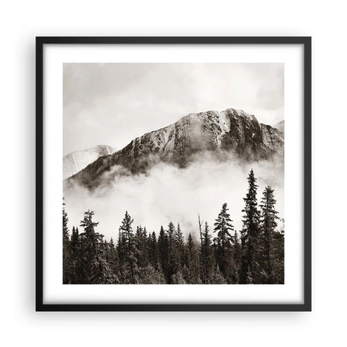 Poszter fehér keretben - Gránit uralkodó - 50x50 cm