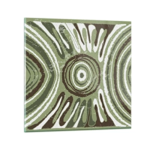 Üveg kép - Az érzelmek robbanása - 30x30 cm