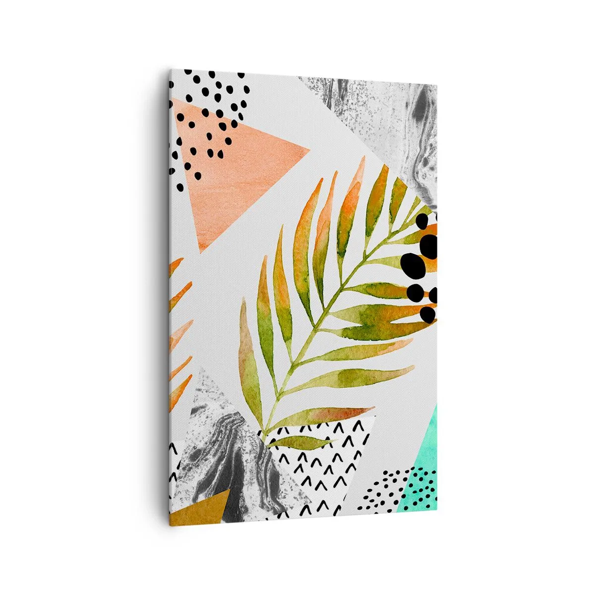 Vászonkép - Dekoráció pálmalevéllel - 80x120 cm