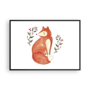 Poszter fehér keretben - Kis vörös hajú - 100x70 cm