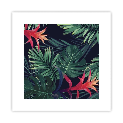 Poszter - Zölden égni - 30x30 cm