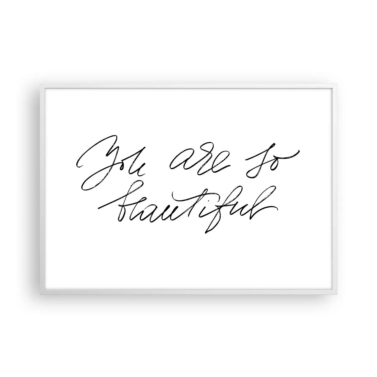 Poszter fekete keretben - Tényleg, hidd el... - 100x70 cm