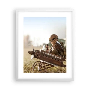 Poszter fekete keretben - Indulás egy álom felé - 40x50 cm