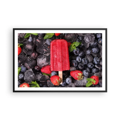 Poszter fehér keretben - A forró nyár íze - 91x61 cm