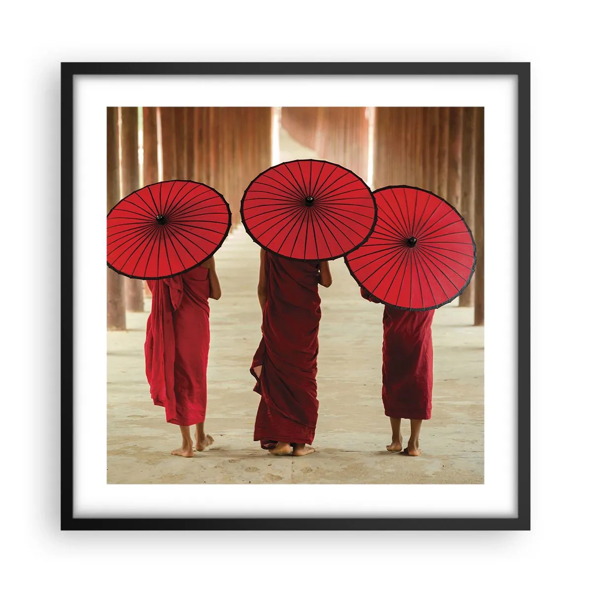 Poszter fehér keretben - Útban a Tiszta Föld felé - 50x50 cm