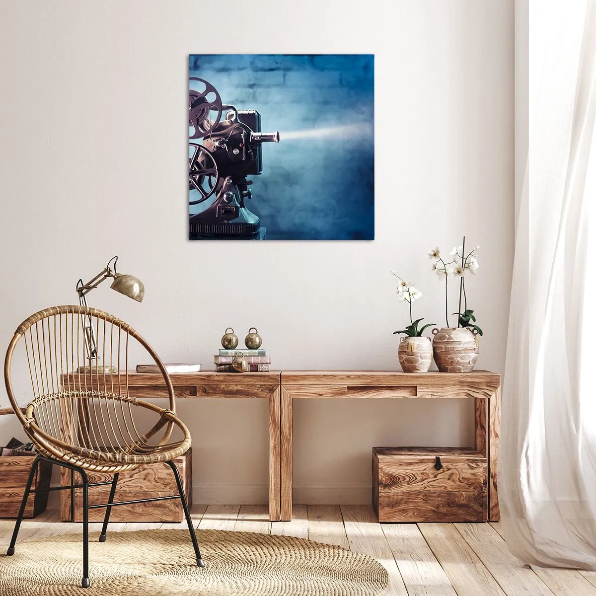 Vászonkép - A régi moziban - 50x50 cm