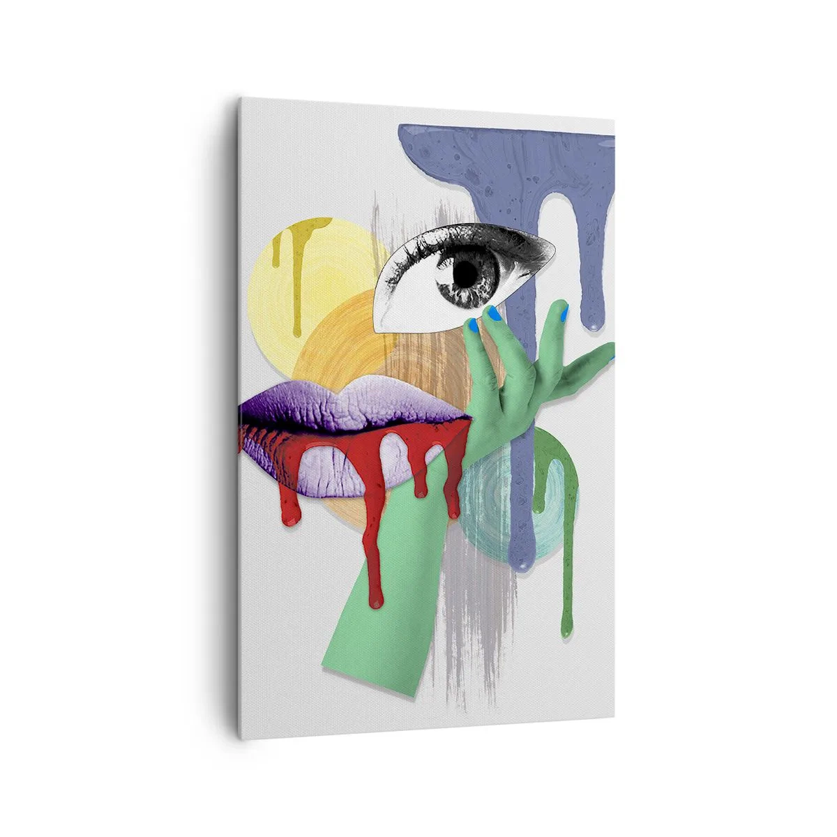 Vászonkép - Dekonstruált portré - 80x120 cm