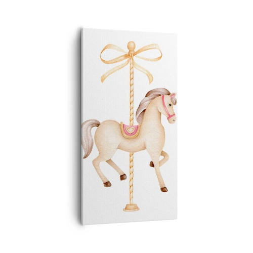 Vászonkép - Kecses vágtával - 55x100 cm