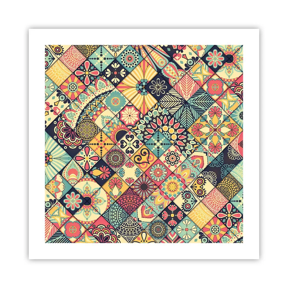 Poszter - Marokkói hangulat - 50x50 cm