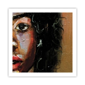 Poszter - Fekete és fény - 60x60 cm