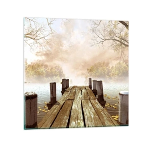 Üveg kép - Az ősz enyhe szomorúsága - 70x70 cm